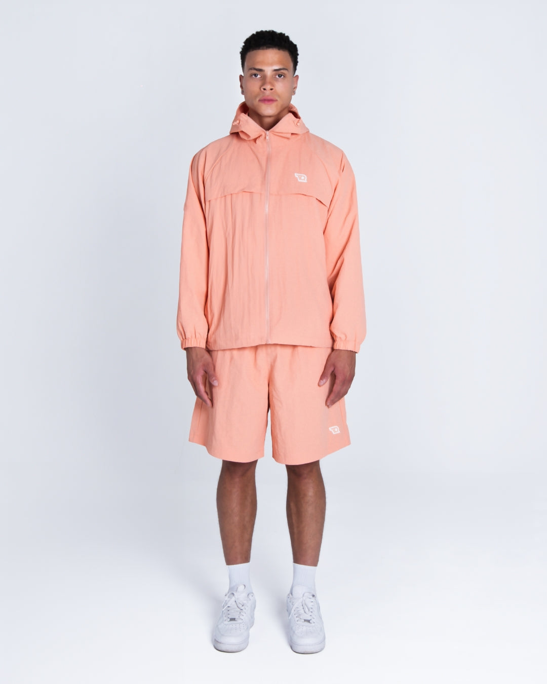 PEACH FUZZY TRACKJACKET