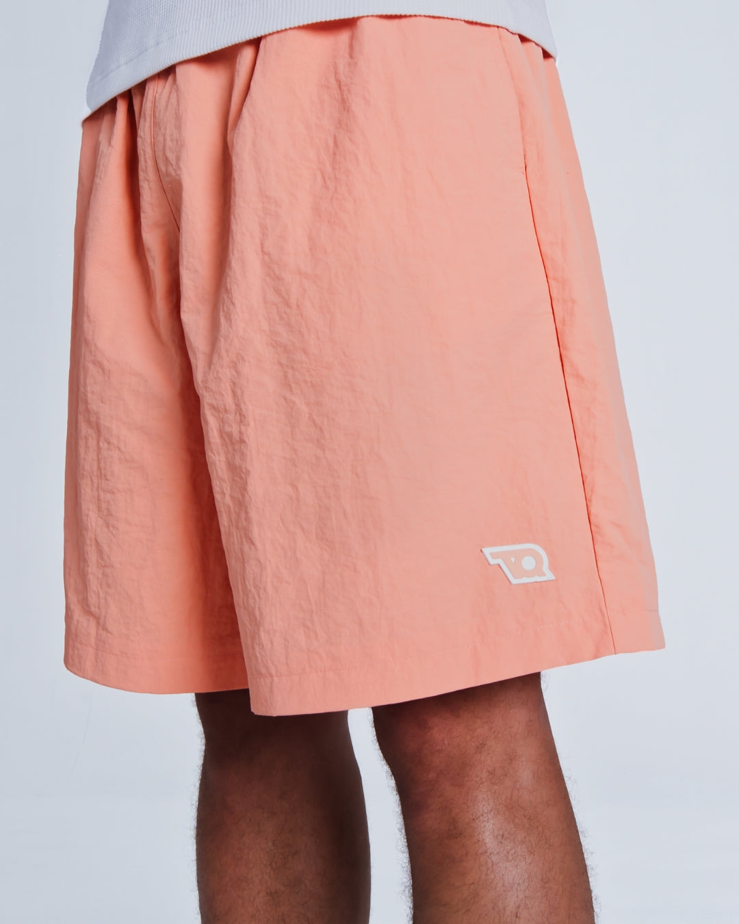 PEACH FUZZY TRACKSHORT