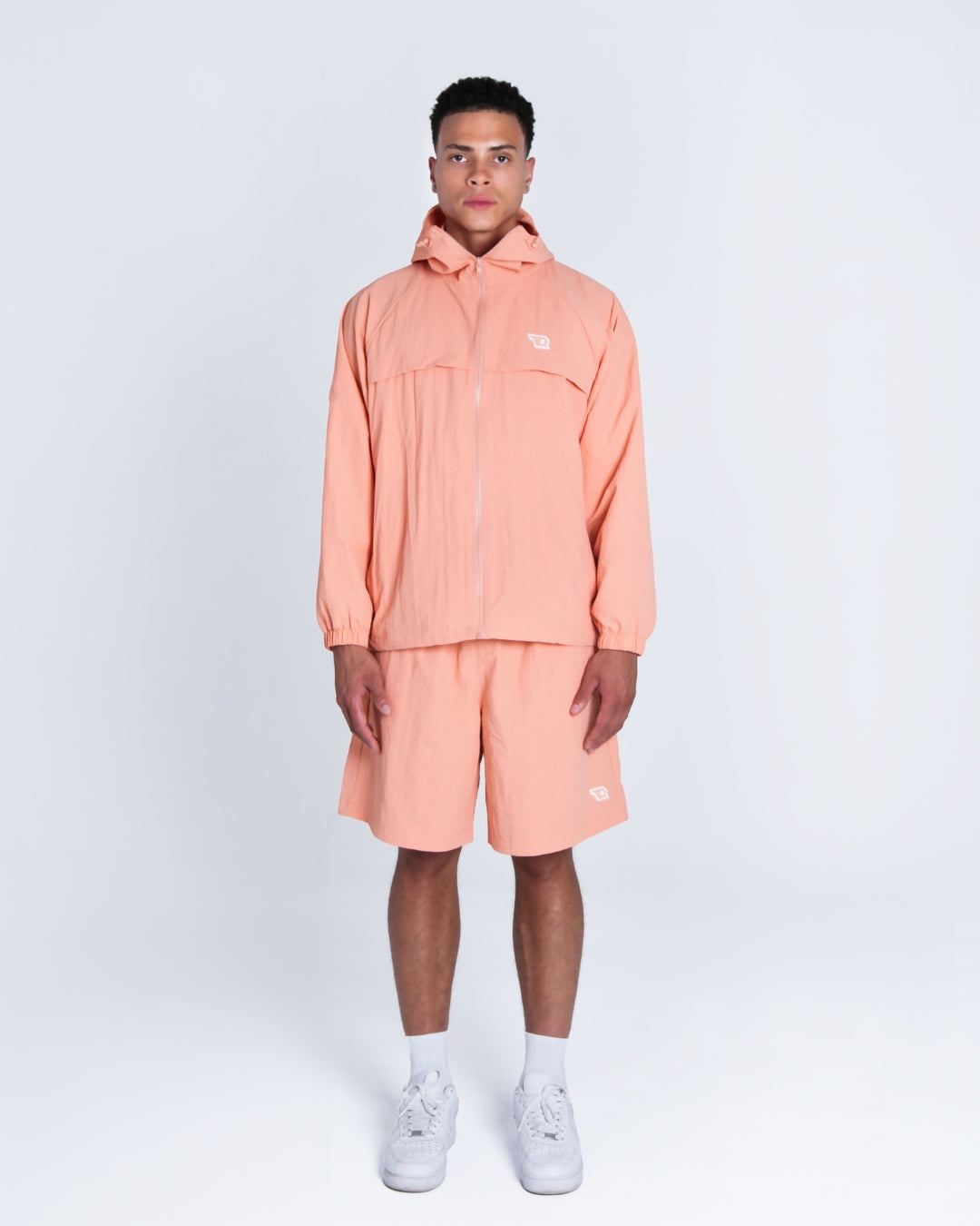 PEACH FUZZY TRACKSHORT