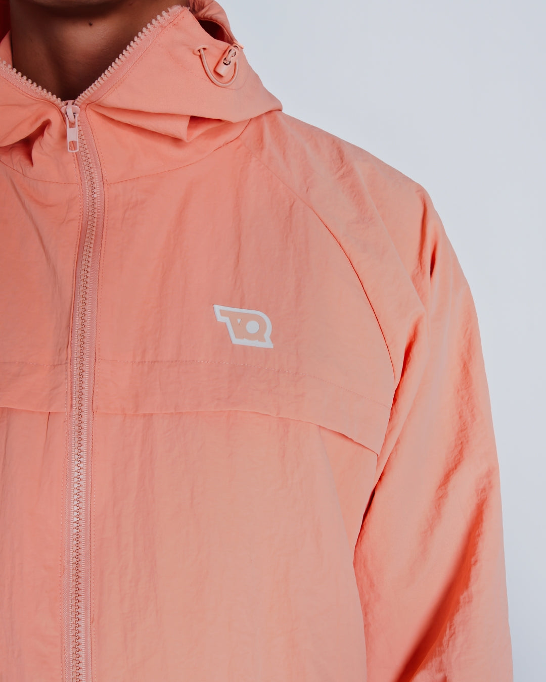 PEACH FUZZY TRACKJACKET