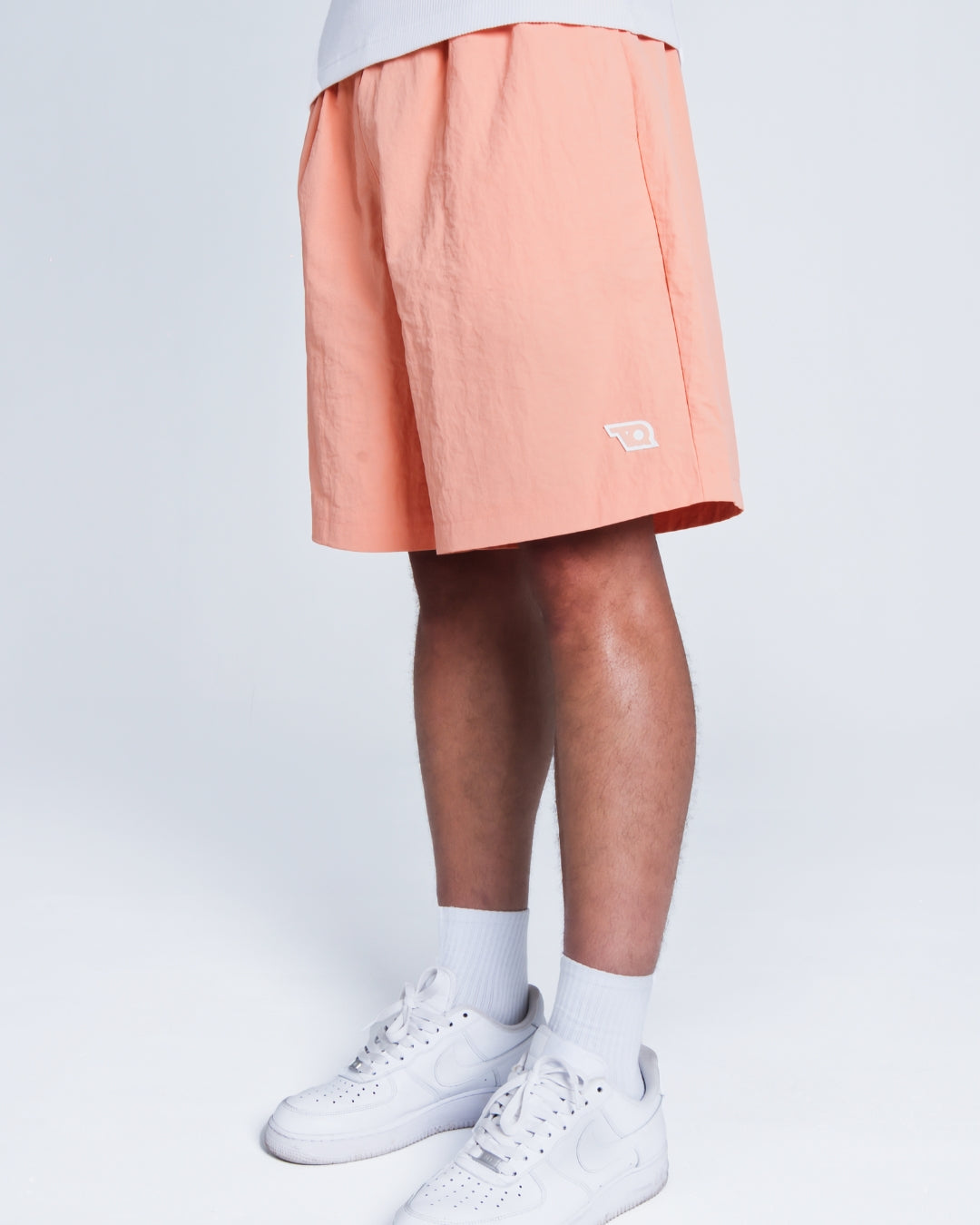 PEACH FUZZY TRACKSHORT